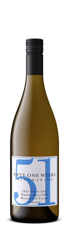 51Weeks-PinotGris-2022 51WEEKS WINEMAKING 2023 Pinot Dundee Hills AVA Willamette Valley, Oregon